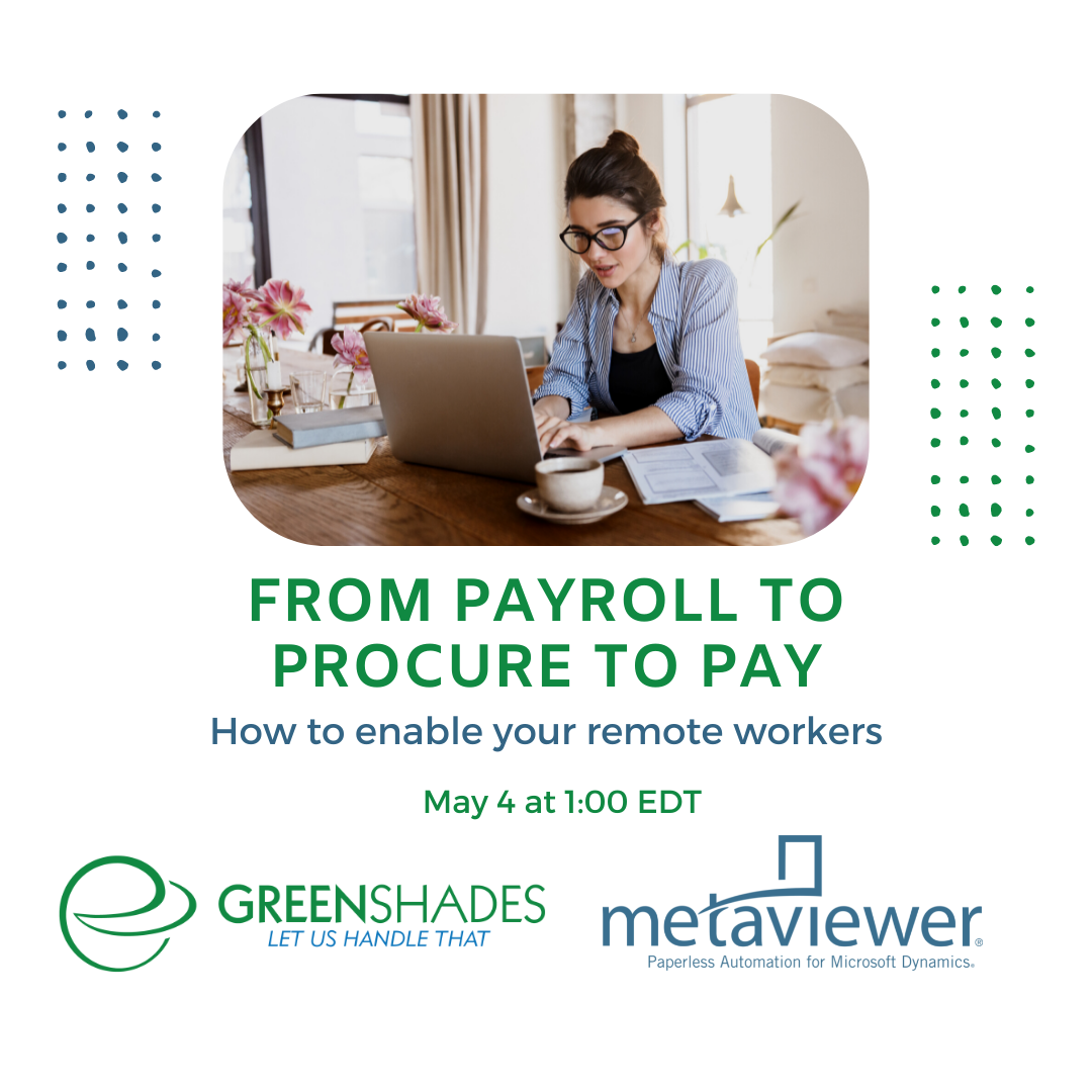Upcoming Event: From Payroll to Procure-to-Pay – How to Enable Your Remote Workers