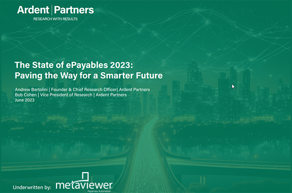 The State of ePayables and AI